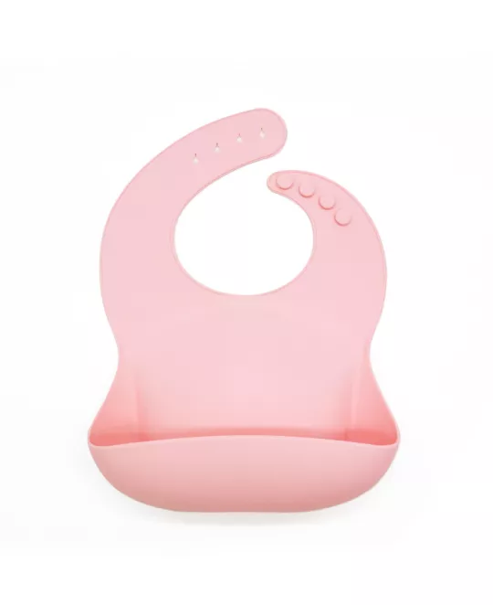 Convenient and cute silicone bib.
