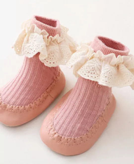Anti-Slip Baby Socks with Ruffle