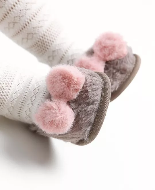 autumn-winter shoes for children 0-1 years old autumn-winter cotton shoes with soft soles shoes