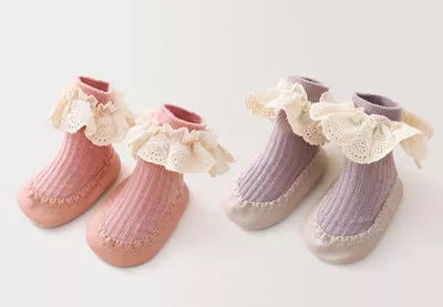 Anti-Slip Baby Socks with Ruffle