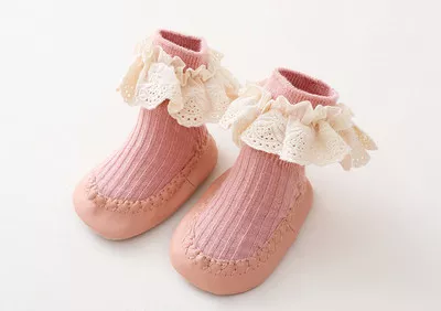Anti-Slip Baby Socks with Ruffle