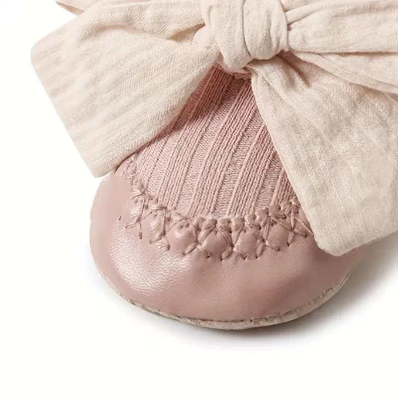 Anti-Slip Baby Socks with Bow