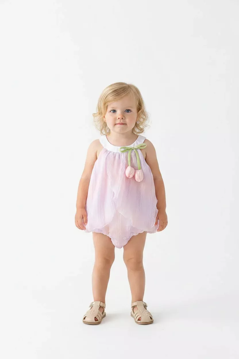 Sleeveless Pink Watercolor Magic Bodysuit